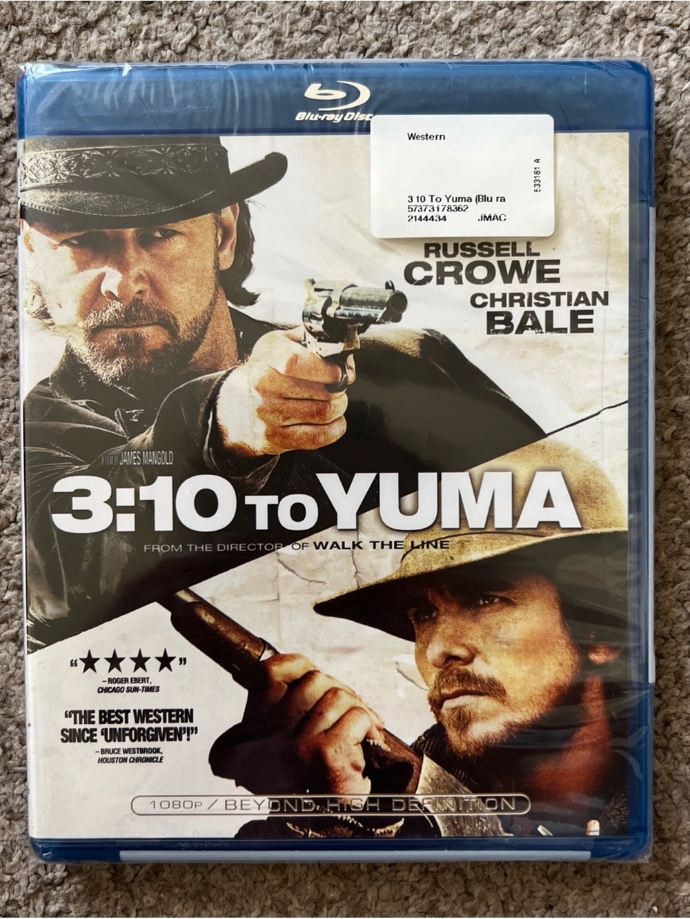 3:10 to Yuma Blu-ray - Western Movie (Russell Crowe, Christian Bale)